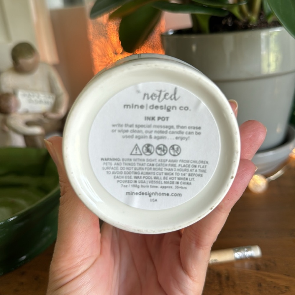 Noted Mine Design Ink Pot Candle - Picture 4 of 5